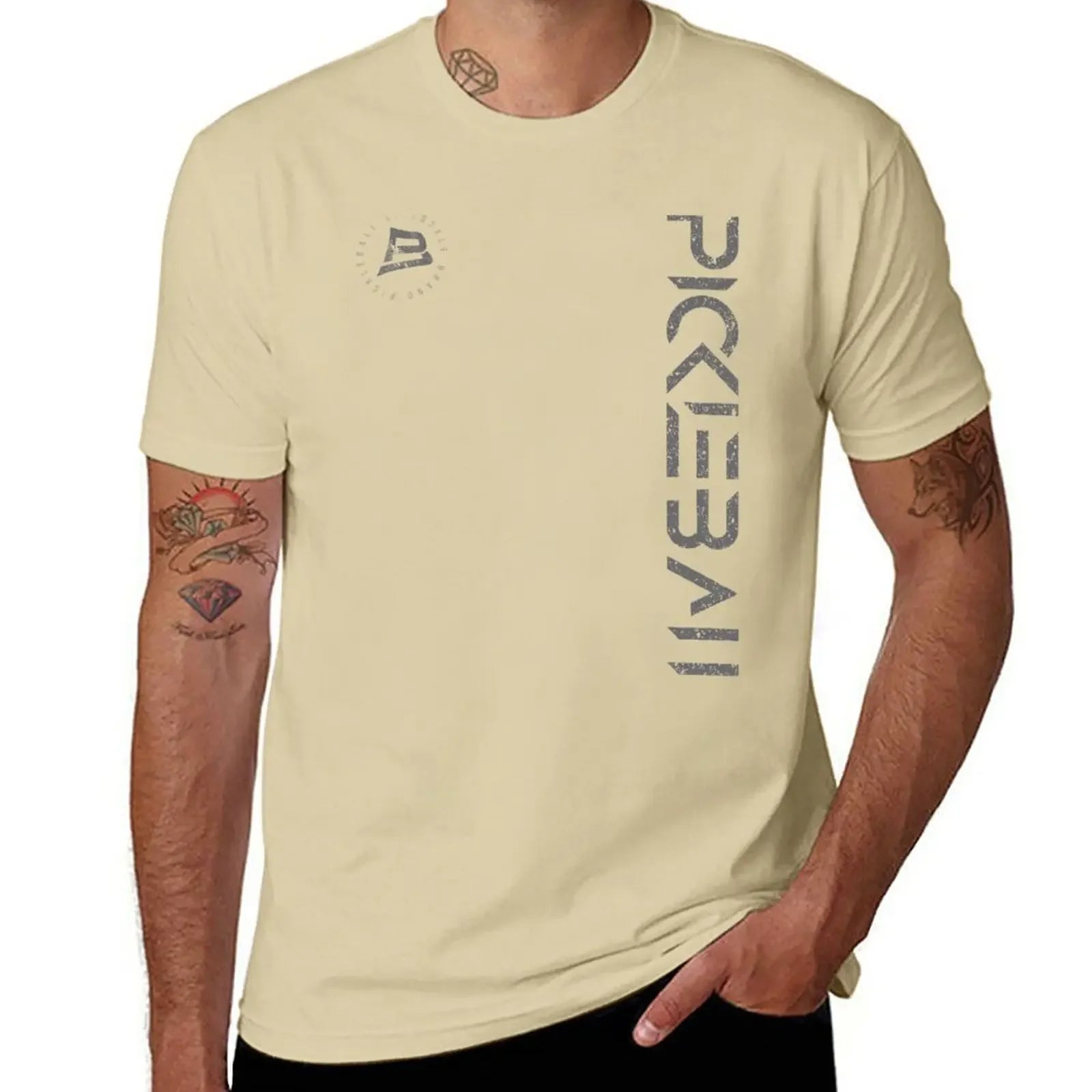 New Pickleball Vertical T-Shirt Oversized t-shirt quick-drying t-shirt sports fan t-shirts mens t shirts