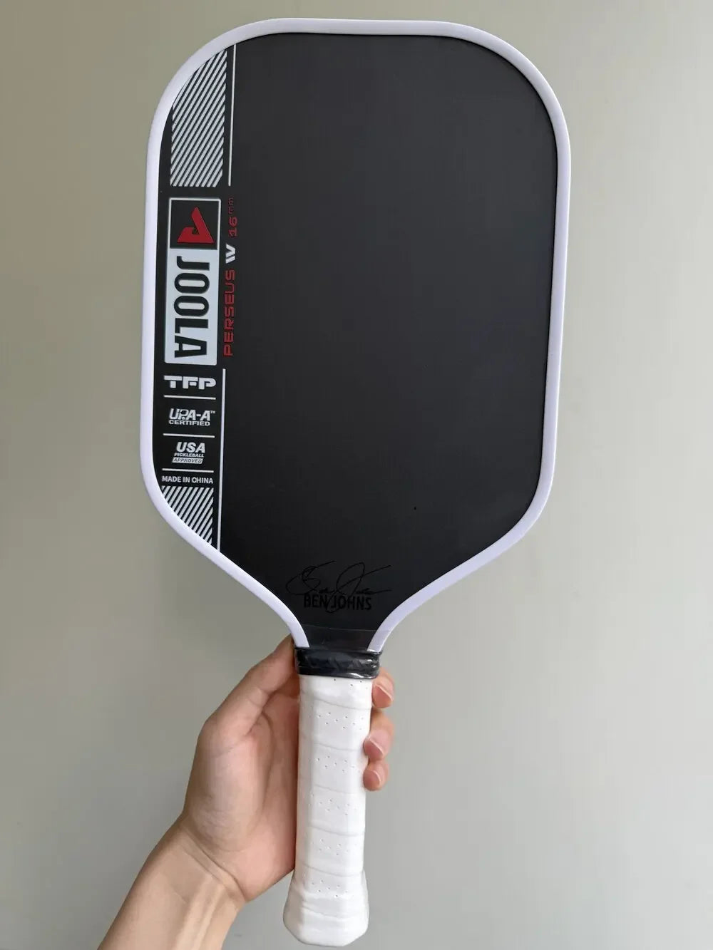 JOOLA BEN JOHNS PERSEUS PRO IV 16MM Pickleball Paddles T700 Carbon Fiber Increased Power Feel Fully Encased Sweet Spot