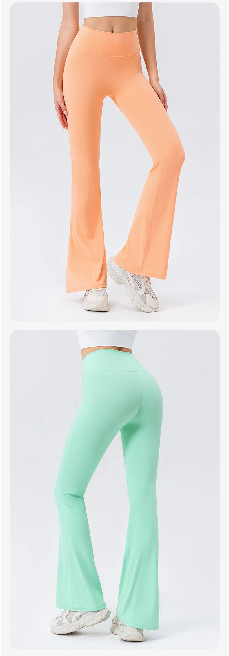 Yoga Pants Women High Waisted Yoga Pants with Pockets  Workout Flare Leggings Work Dress Pants Sports running fitness pants