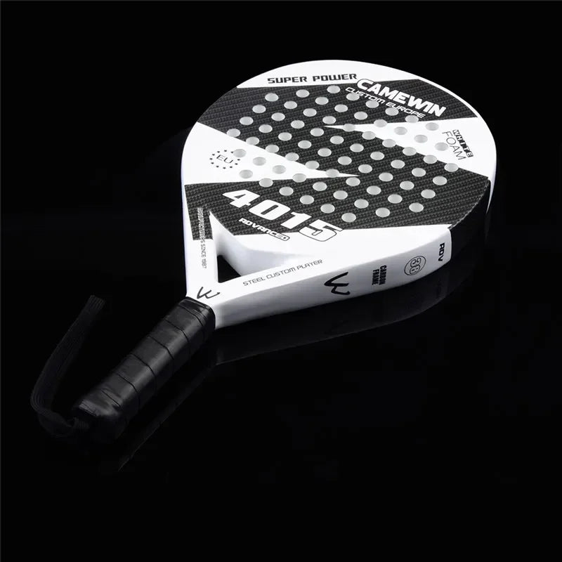 NEW Competition Padel Racket - 3K Carbon Fiber & EVA Core, Ultra-Light Design with Anti-Slip Grip and Waterproof Case