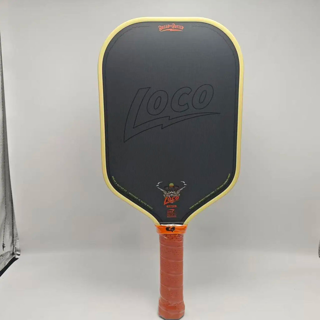 Bread and Butter Loco Pickleball Paddle 16mm Dual-Density Foam Core Hybrid Elongated CFC T700 Carbon Fiber Pickleball Paddles