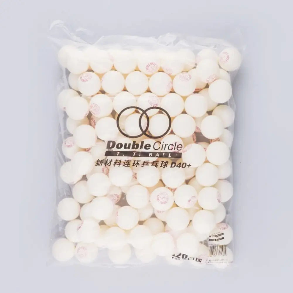 120PCS ABS Ping Pang Ball Wear-resistant Strong Table Tennis Accessories Elastic Durable Beating for Double Happiness
