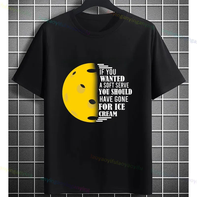Pickleball Graphic T-Shirt – "It Was in" Funny Design Casual 100% Cotton Short-sleeve Fashion Sporty Style Tee Perfect for Gift
