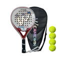 Carbon Fiber Padel Racket | Tennis Racket | Cricket Racket | Beach Racket | EVA Elastic Memory Core | For Women and Beginner!