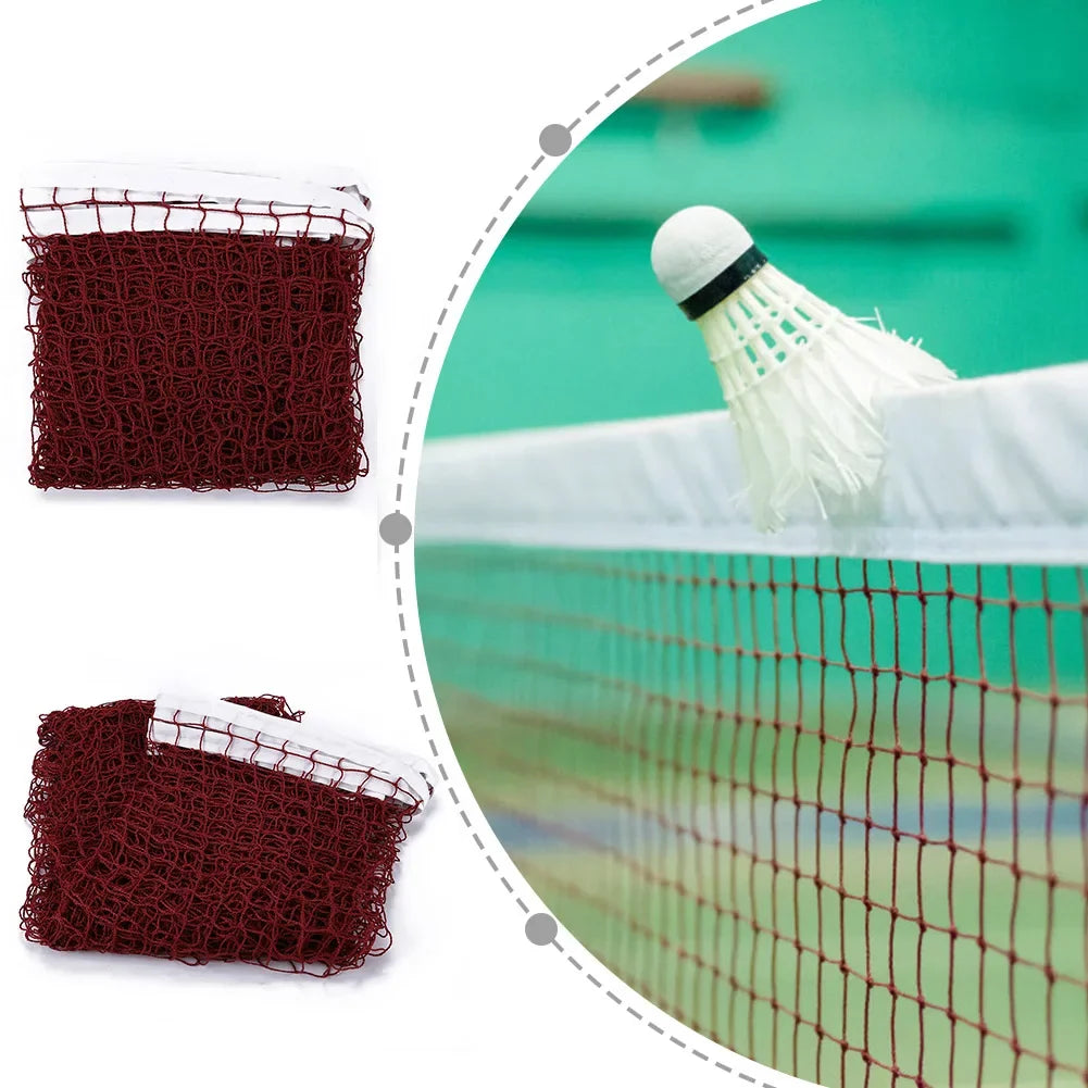 Badminton Net Polypropylene Badminton Replacement Net Easy Setup Badminton Net Replacement for Badminton Tennis Volleyball