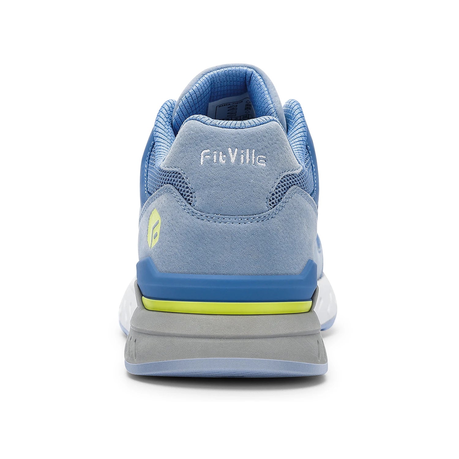FitVille Women's Walking Shoes Wide Width Sneakers for Flat Foot Plantar Fasciitis Heel Pain Relief Lightweight Anti-slip Shoes