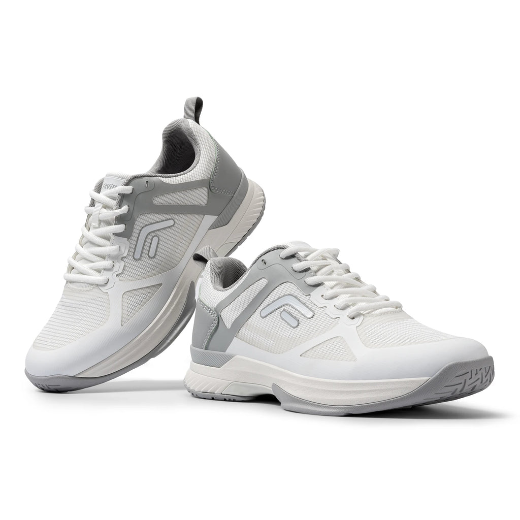 FitVille Men's Wide Pickleball Shoes Tennis Shoes Full Court Tennis Sneakers with Arch Support Lightweight Non-slip Sports Shoe
