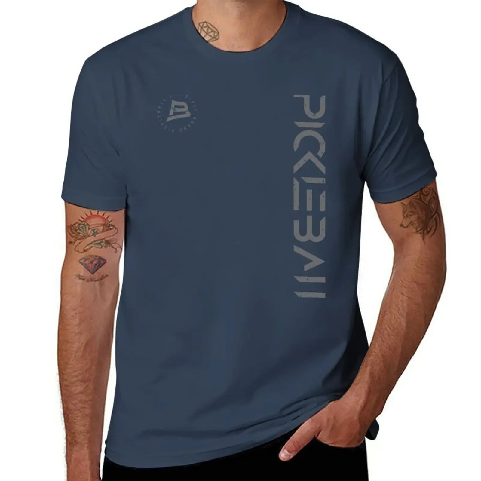 New Pickleball Vertical T-Shirt Oversized t-shirt quick-drying t-shirt sports fan t-shirts mens t shirts