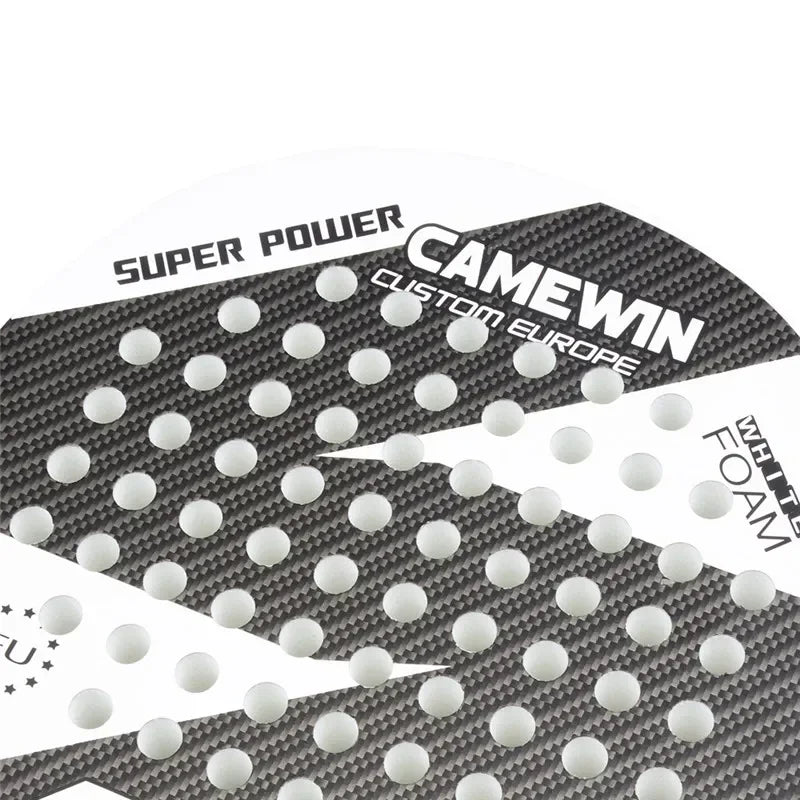 NEW Competition Padel Racket - 3K Carbon Fiber & EVA Core, Ultra-Light Design with Anti-Slip Grip and Waterproof Case