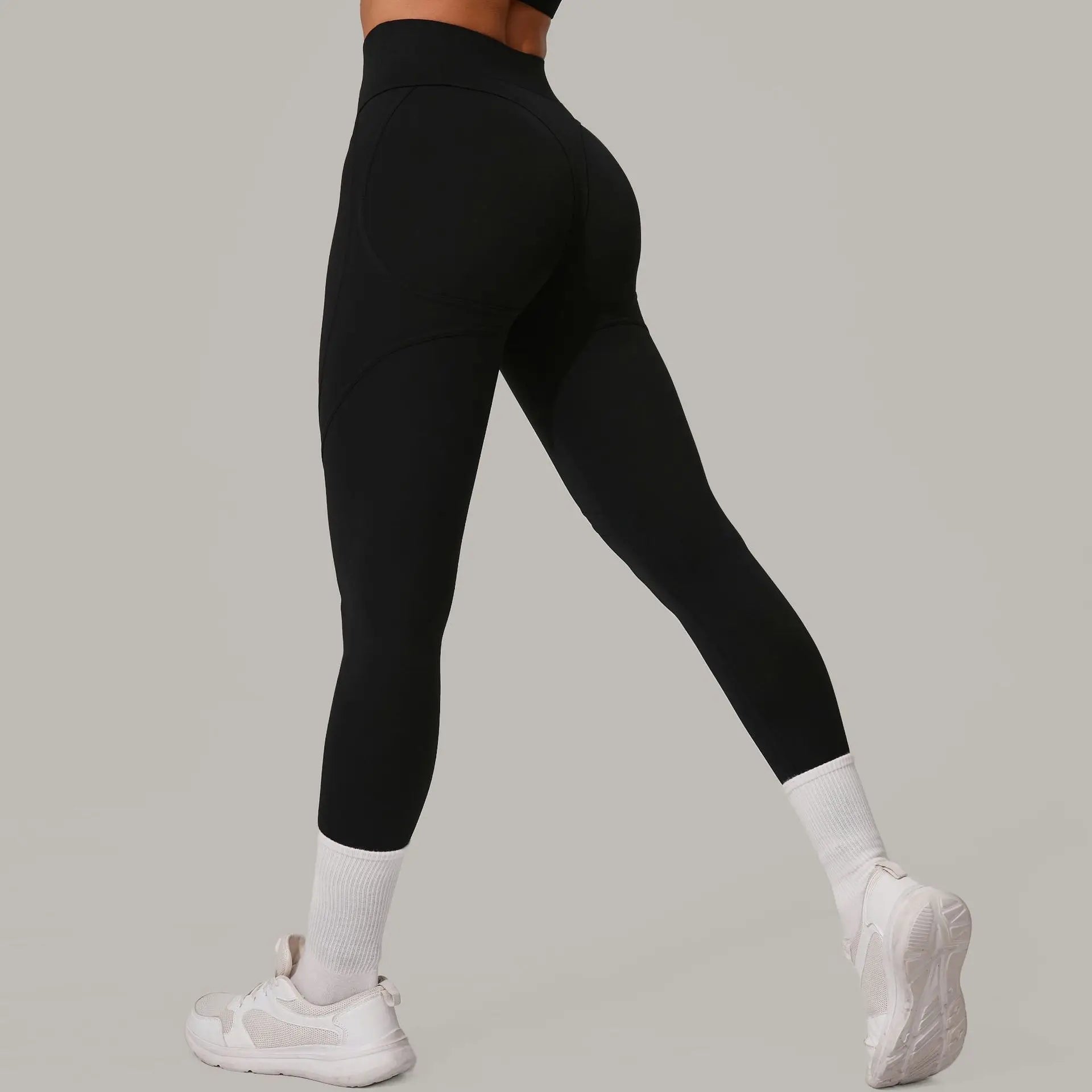 Yoga Pants Women Hip Lifting Women Running Sports Leggings High Waist Fitness Leggings Push Up Yoga Leggings Gym Clothing Sports