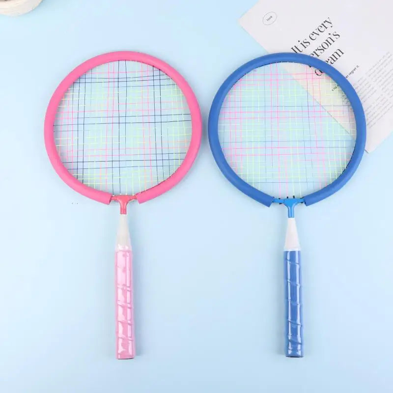 Family Sports Toy: Children's Lightweight Badminton Racket Double Set with Backpack, Designed for Kids Sports
