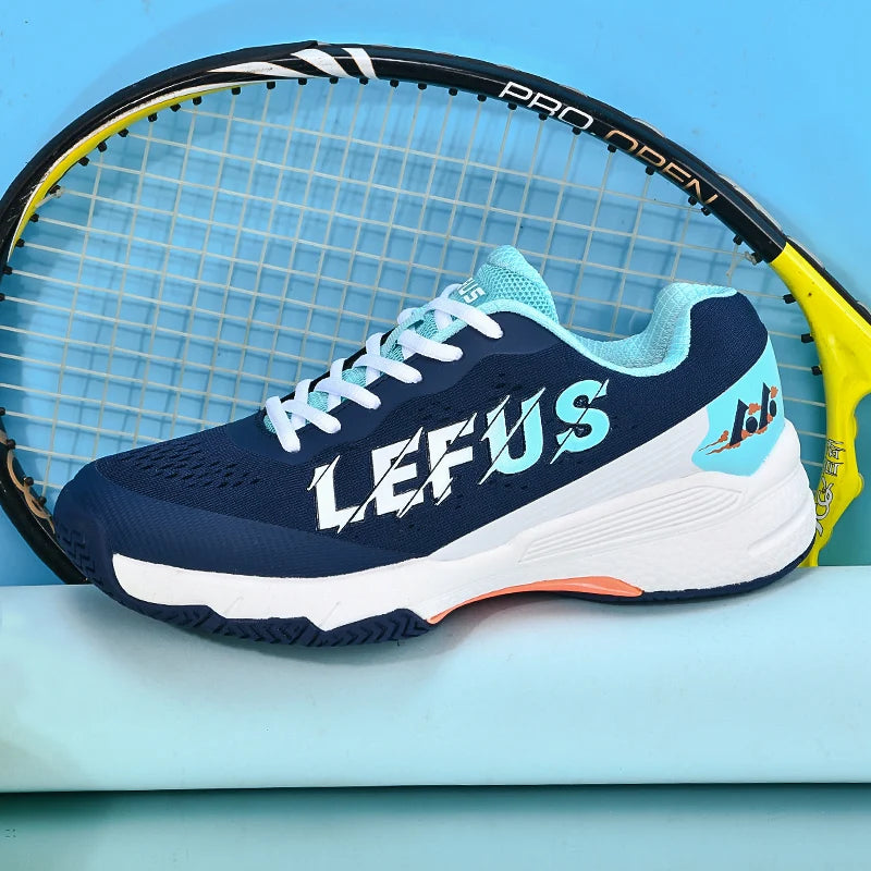 Tennis Shoes For Men 2024 New Breathable Badminton Volleyball Shoes Indoor Sport Anti-Slippery Pingpong Contest Training Sneaker
