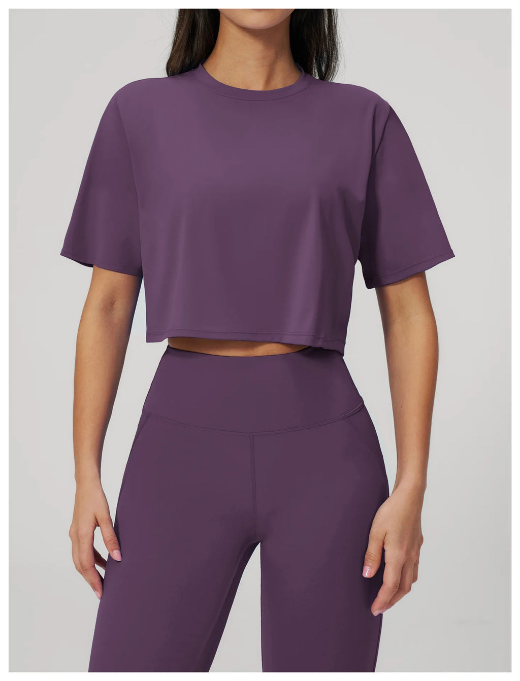 Yoga Tops Summer Sports Fitness Clothes Women's Short Sleeves Yoga Shirts Running Sports Gym Tops Loose Breathable Casual Tops