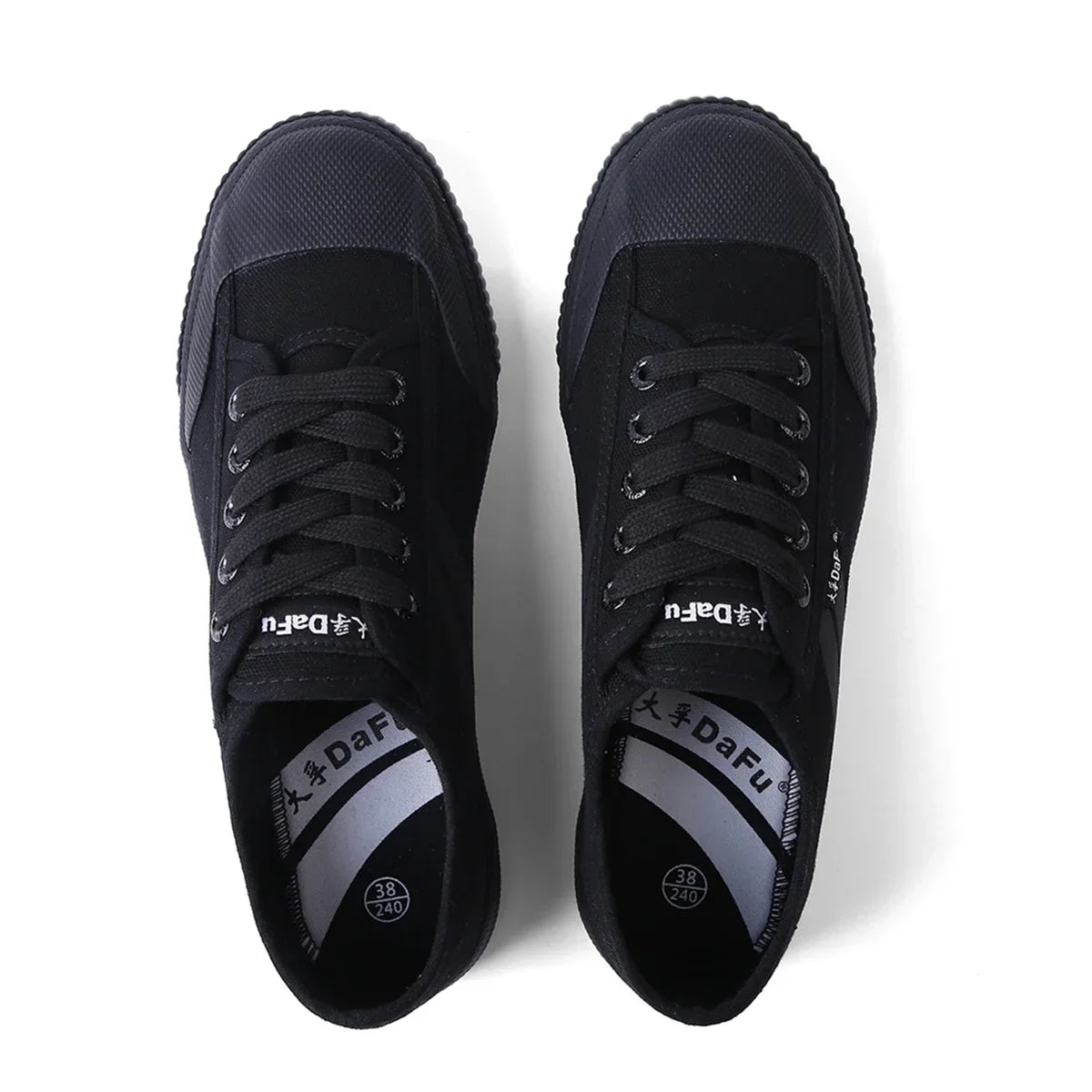 DaFu Shoes Improved Classical Sneakers Martial Arts All Balck Shoes