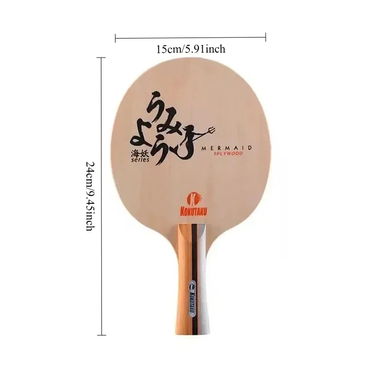 Table Tennis Blade Racket Pure Black Carbon Wood Allround  Integrated Molding Pingpong Base Board for Attack  for Player Train