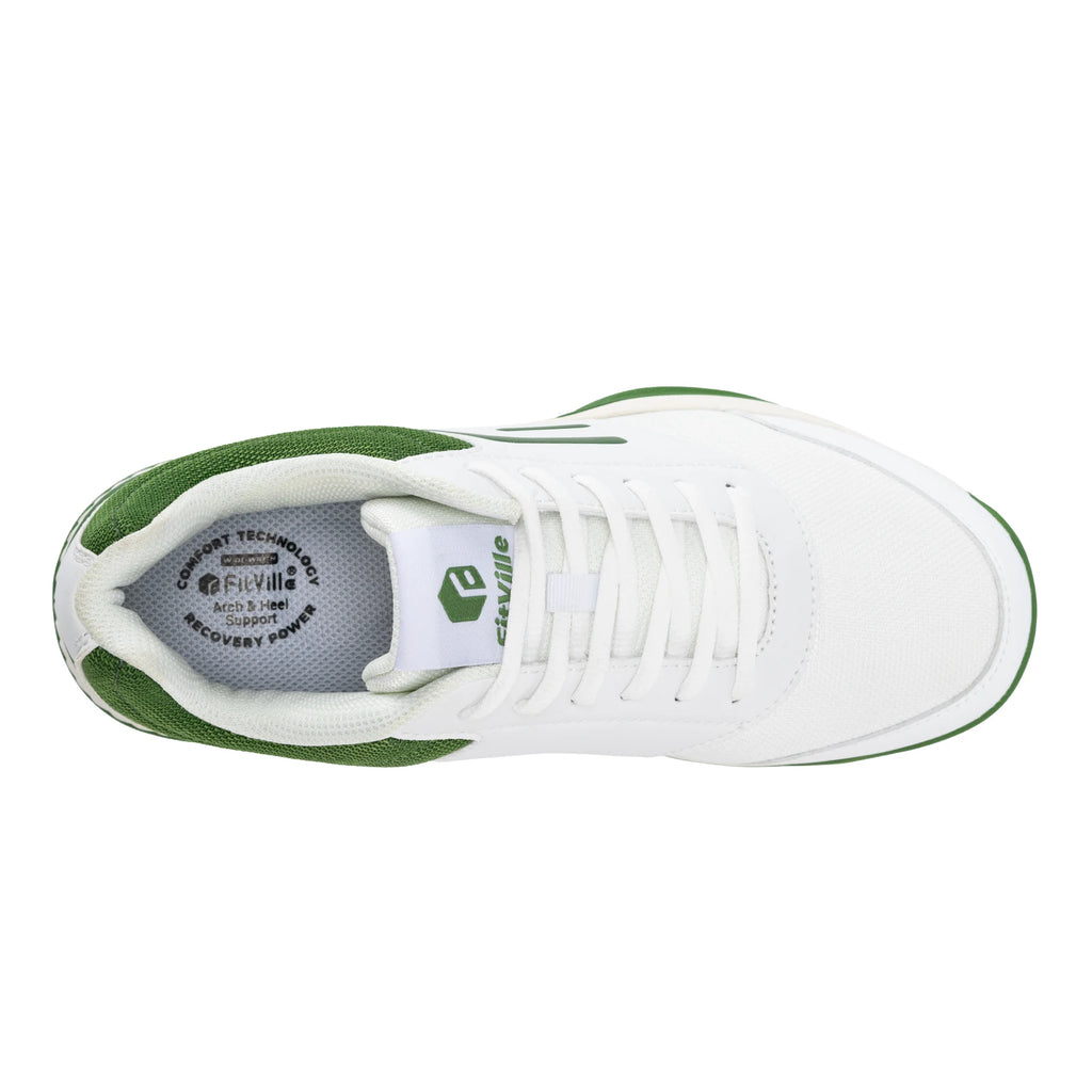 Fittington Wide Pickleball Shoes for Men Casual Sport Sneakers Breathable Tennis Shoes Hard Court Racquetball Cushioning Support