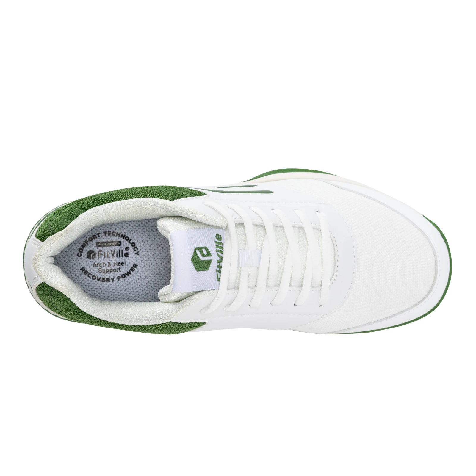 Fittington Wide Pickleball Shoes for Men Casual Sport Sneakers Breathable Tennis Shoes Hard Court Racquetball Cushioning Support