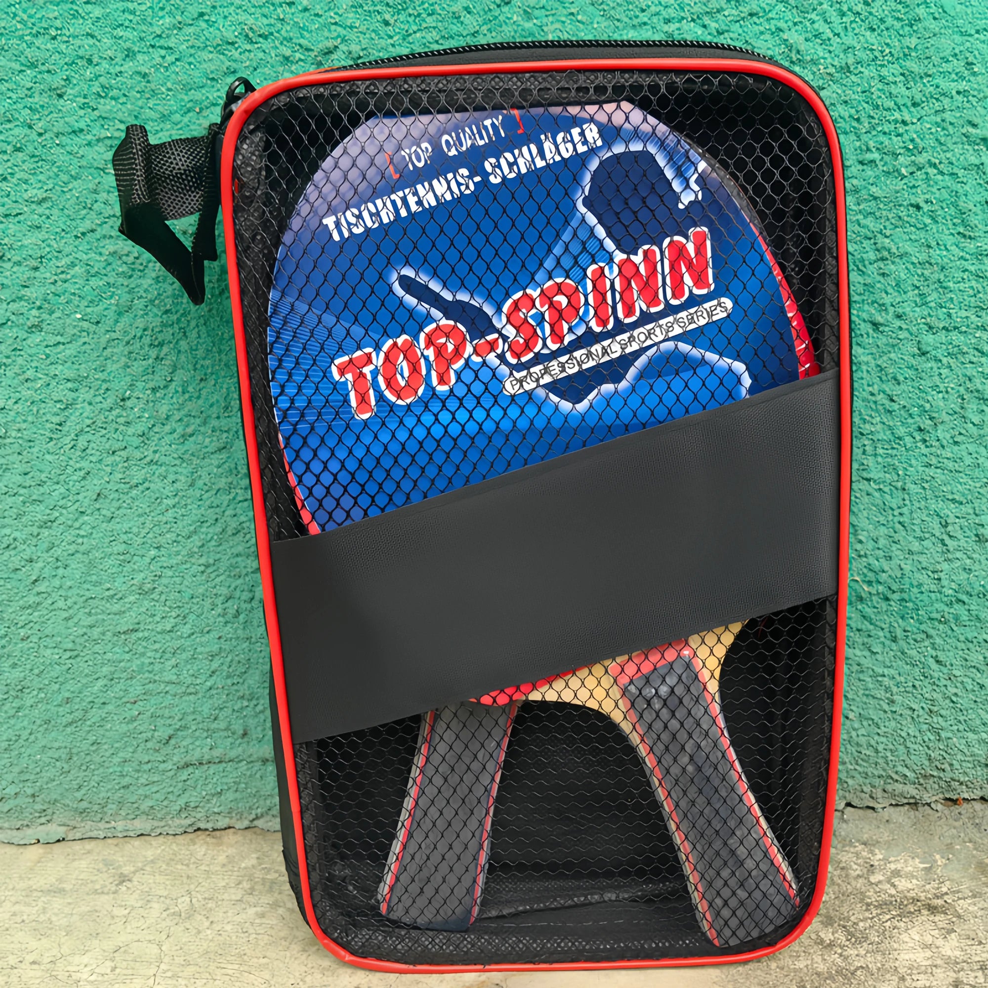 1 Set (2 Table Tennis Racket + Storage Bag) Double-Sided Anti-Adhesive Competition Training Horizontal Straight Racket Table Tennis Racket Professional Grade High Elastic Racket Horizontal and Cut Beginners Single and Double