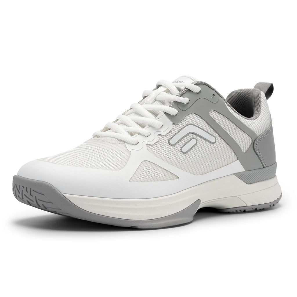 FitVille Men's Wide Pickleball Shoes Tennis Shoes Full Court Tennis Sneakers with Arch Support Lightweight Non-slip Sports Shoe