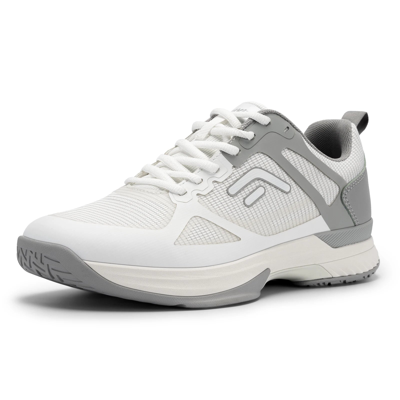 FitVille Men's Wide Pickleball Shoes Tennis Shoes Full Court Tennis Sneakers with Arch Support Lightweight Non-slip Sports Shoe