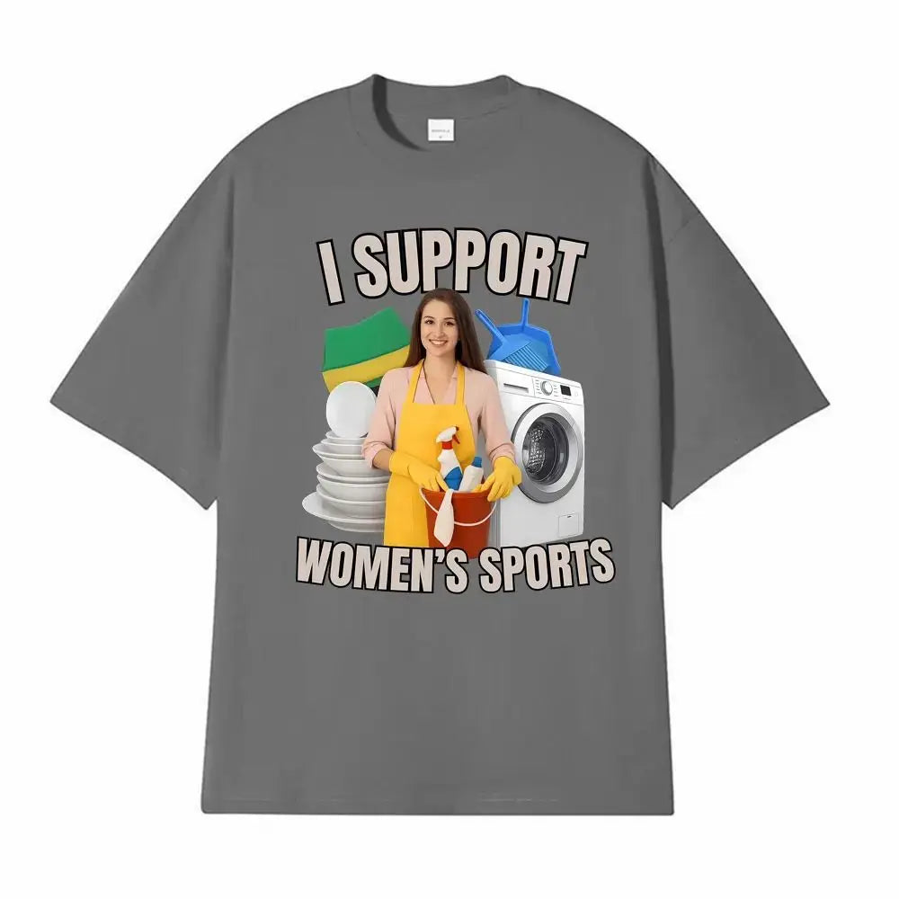 Comparison of Sports Fun Satire Humor Men's and Women's T-shirts Street Hip-hop Summer Men's Round Neck Short Sleeved Shirts