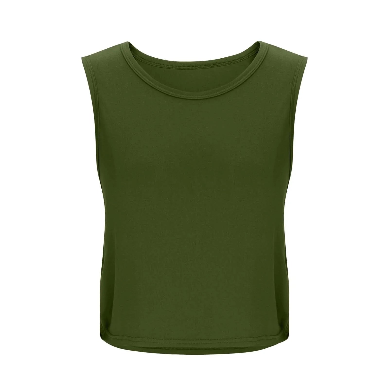 Women Sleeveless Yoga Tops Athletic Vest Breathable Blouse Cover Up Gym Workout Cool T-Shirt Running Short Tank Crop Top