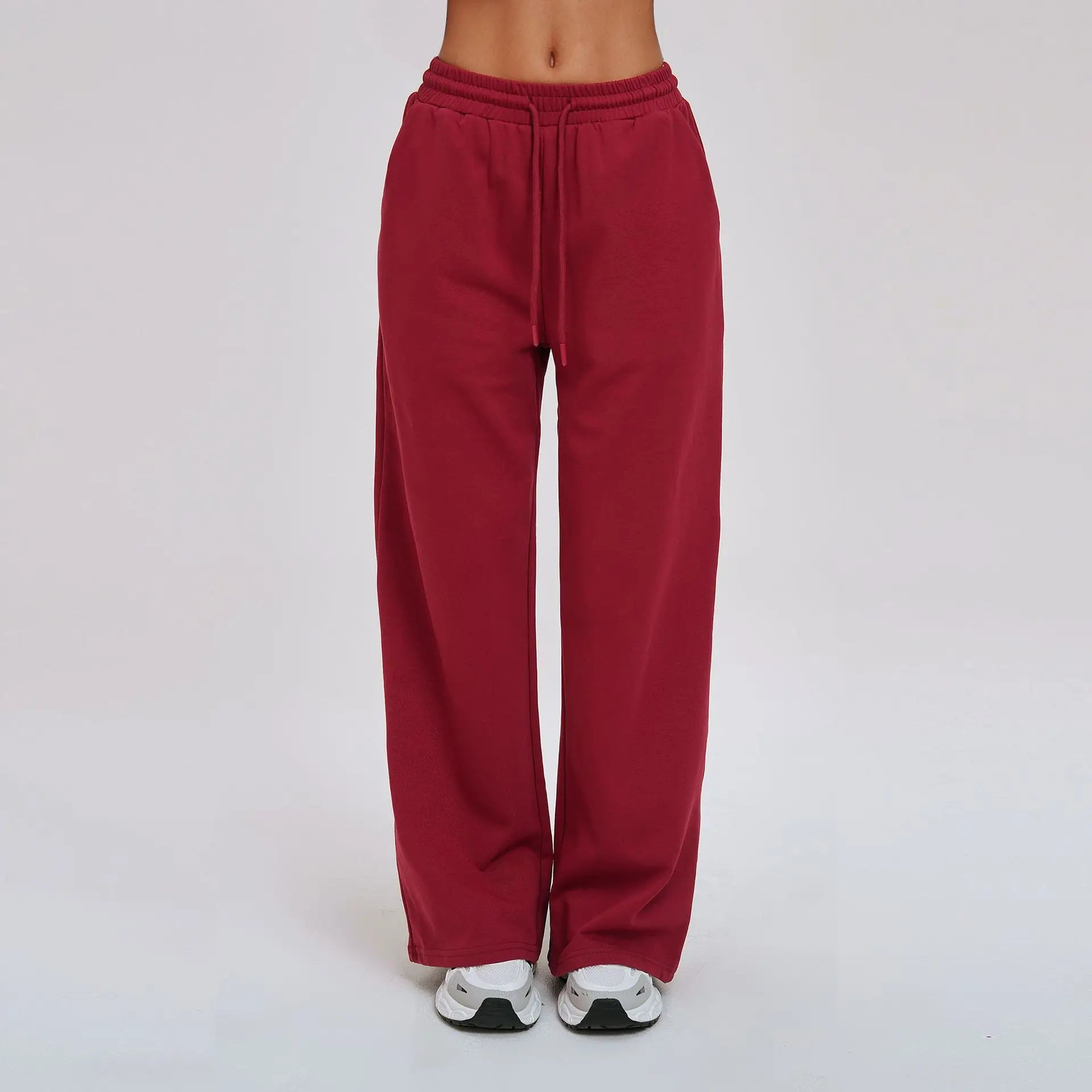 Yoga Pants Women's Gym Workout Pants Loose Wide Leg Casual Straight Leg Pants Outdoor Cycling And Running Sports Pants
