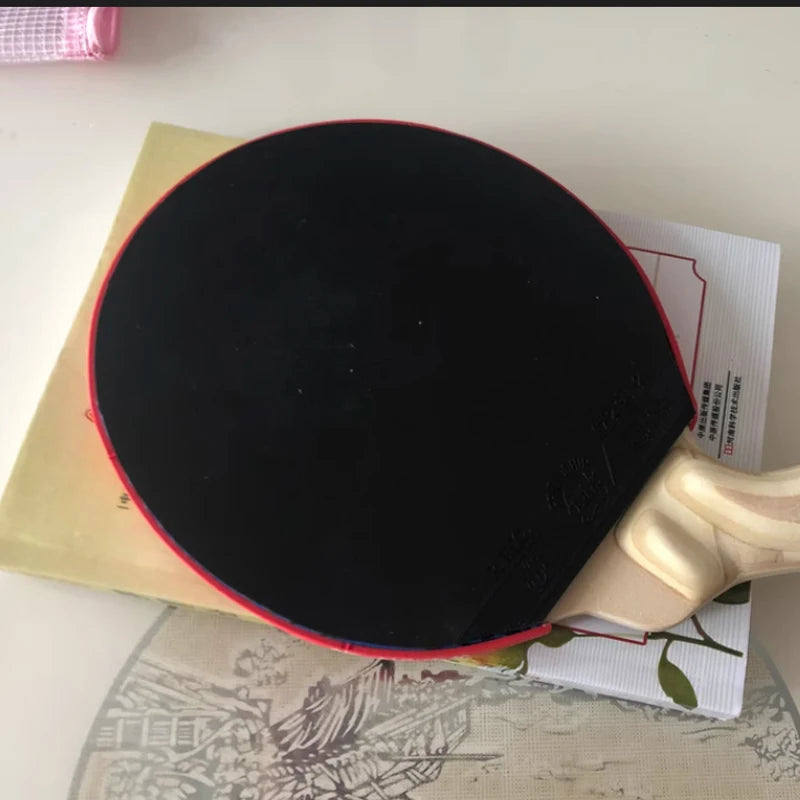 Special Shaped Table Tennis Racket 6mm Thickness Grasp The Diagonal Handle Professional Bottom Plate Developed By Peng Daoxiu
