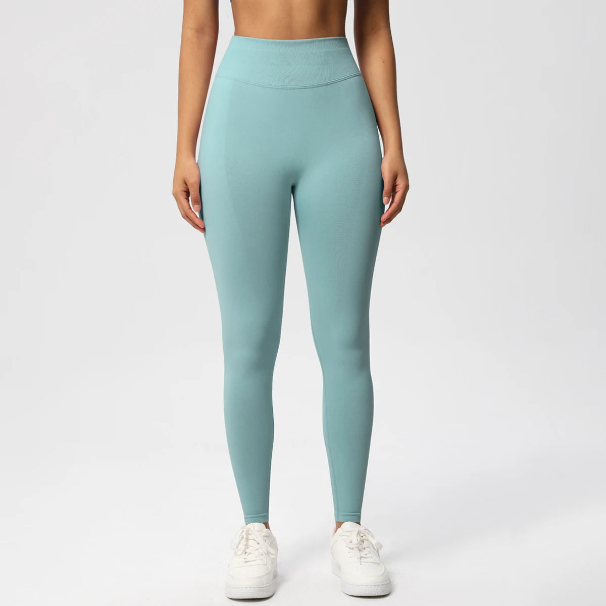 Seamless Women Solid Waist Yoga Pants Three-section Waist Sexy Hip-lifting Tight Sports Pants Fitness Exercise Yoga Pants