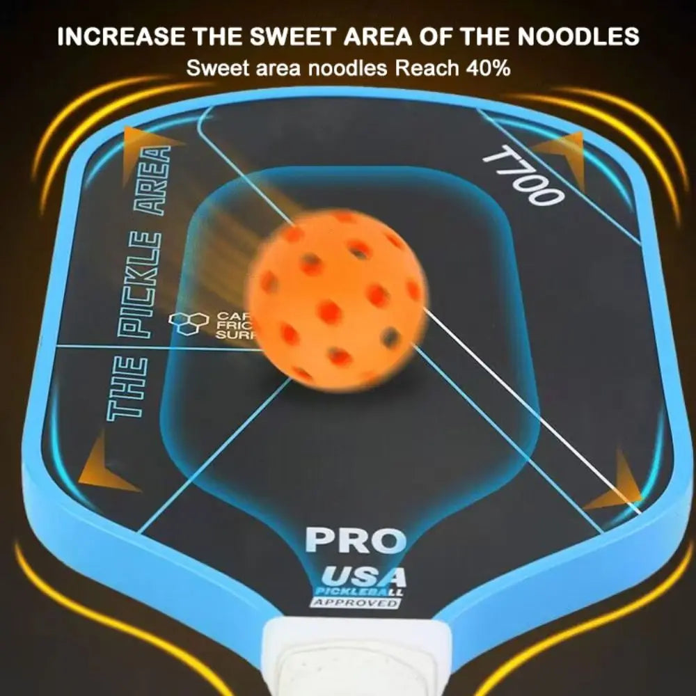 Fashion T700 Pickleball Paddle 16MM Carbon Fiber Pickle Ball Paddle Lightweight USAPA Approved Professional Game Supplies