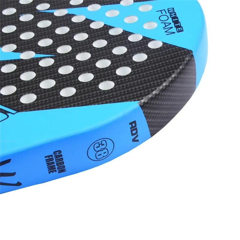 NEW Competition Padel Racket - 3K Carbon Fiber & EVA Core, Ultra-Light Design with Anti-Slip Grip and Waterproof Case