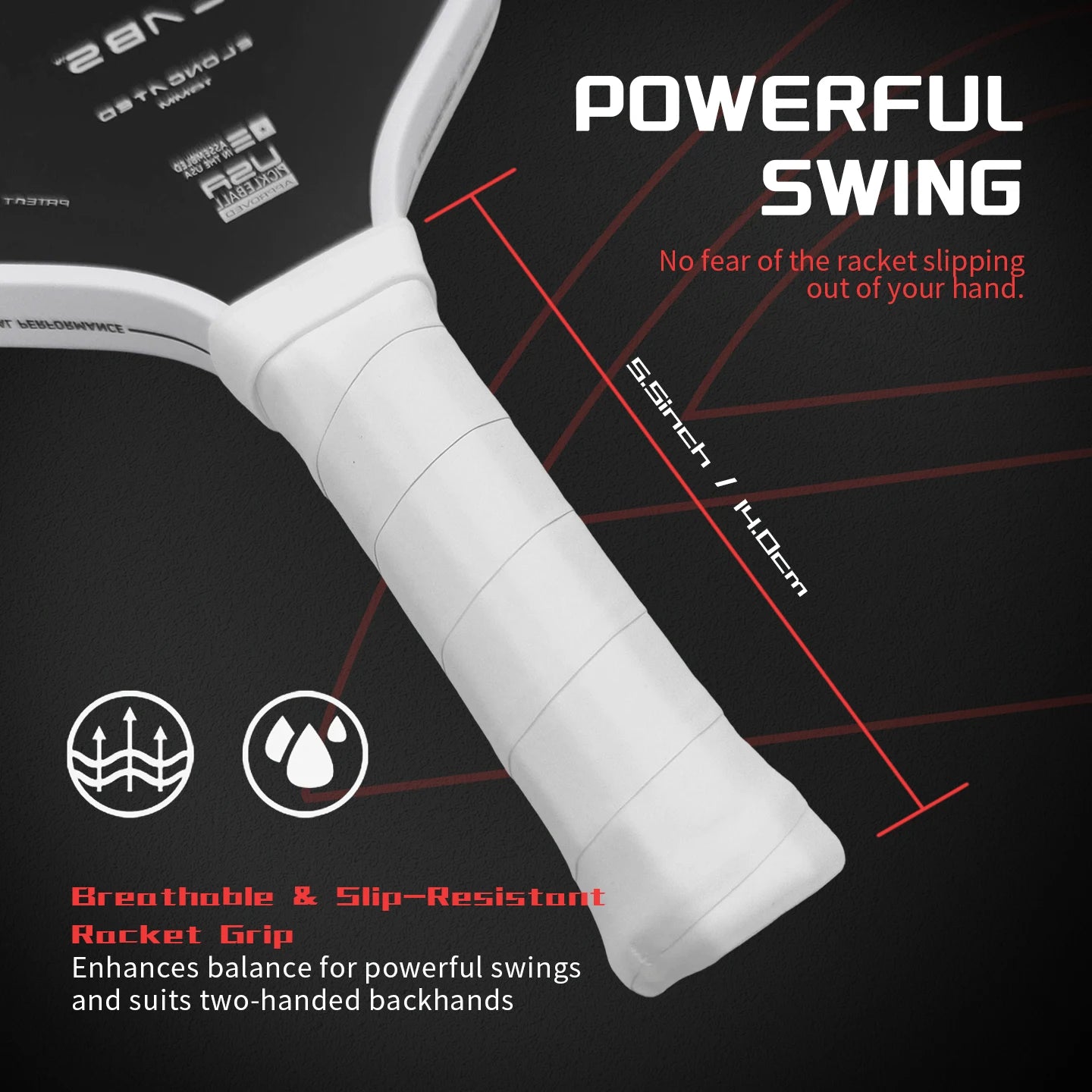 Boomstick  T700 Pickleball Paddle 16mm Thickness Pro EPP+EVA Foam TPU Edging Super Durable Training Custom LOGO Available