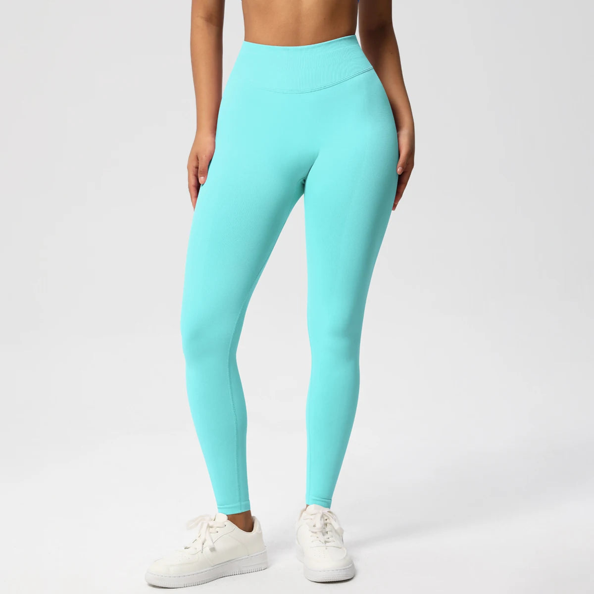 Seamless Women Solid Waist Yoga Pants Three-section Waist Sexy Hip-lifting Tight Sports Pants Fitness Exercise Yoga Pants