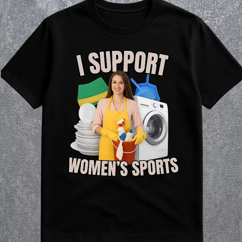 I support the men's women's sports Graphic T-Shirt cotton O-neck short-sleeved casual TShirts Unisex Oversized Tshirts Tee Tops