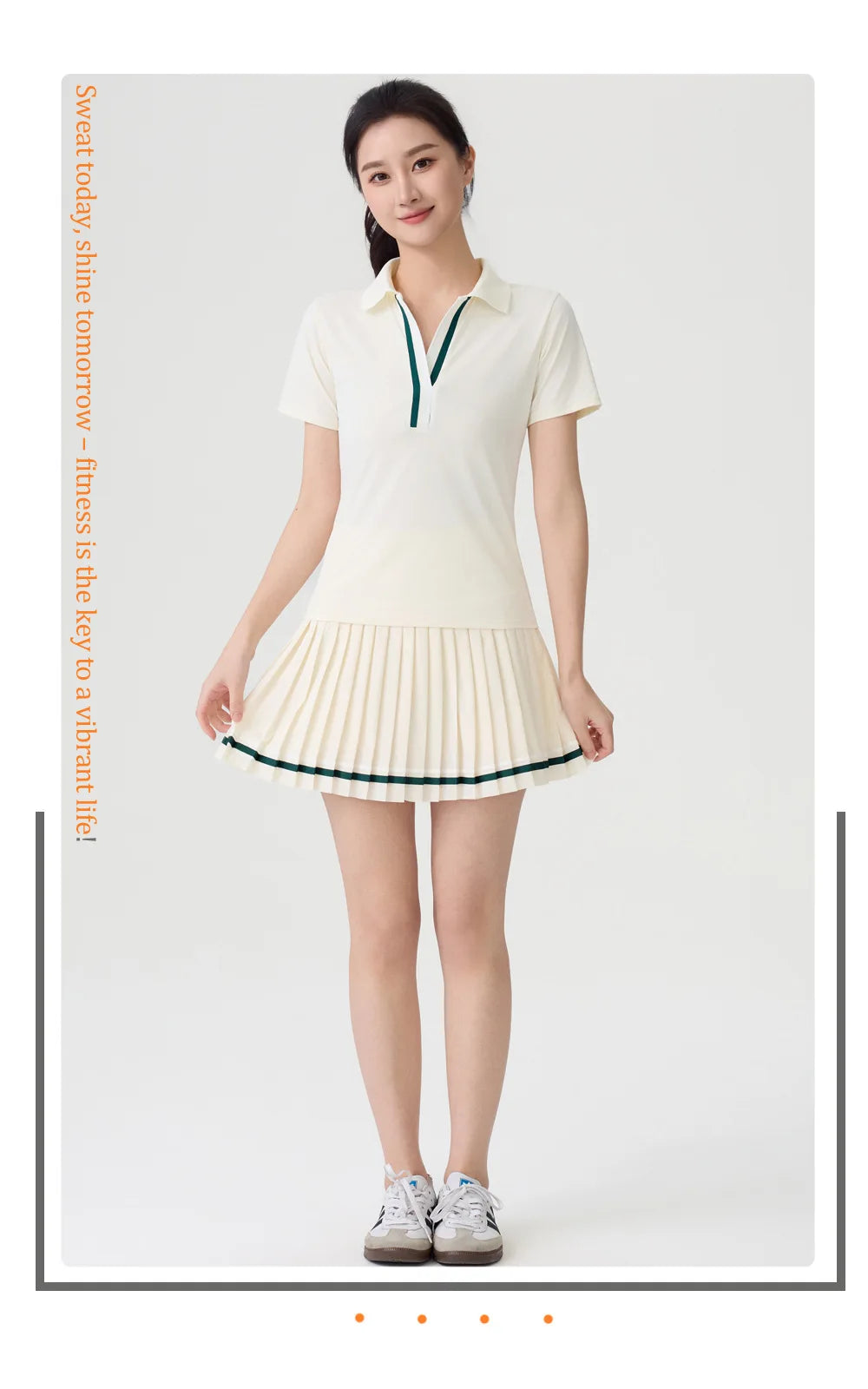 New Style Tennis Skirt, High-Waisted Slimming Tennis Wear, Quick-Drying Half-Length Pleated Skirt, Badminton Running Fitness Sports Short Skirt