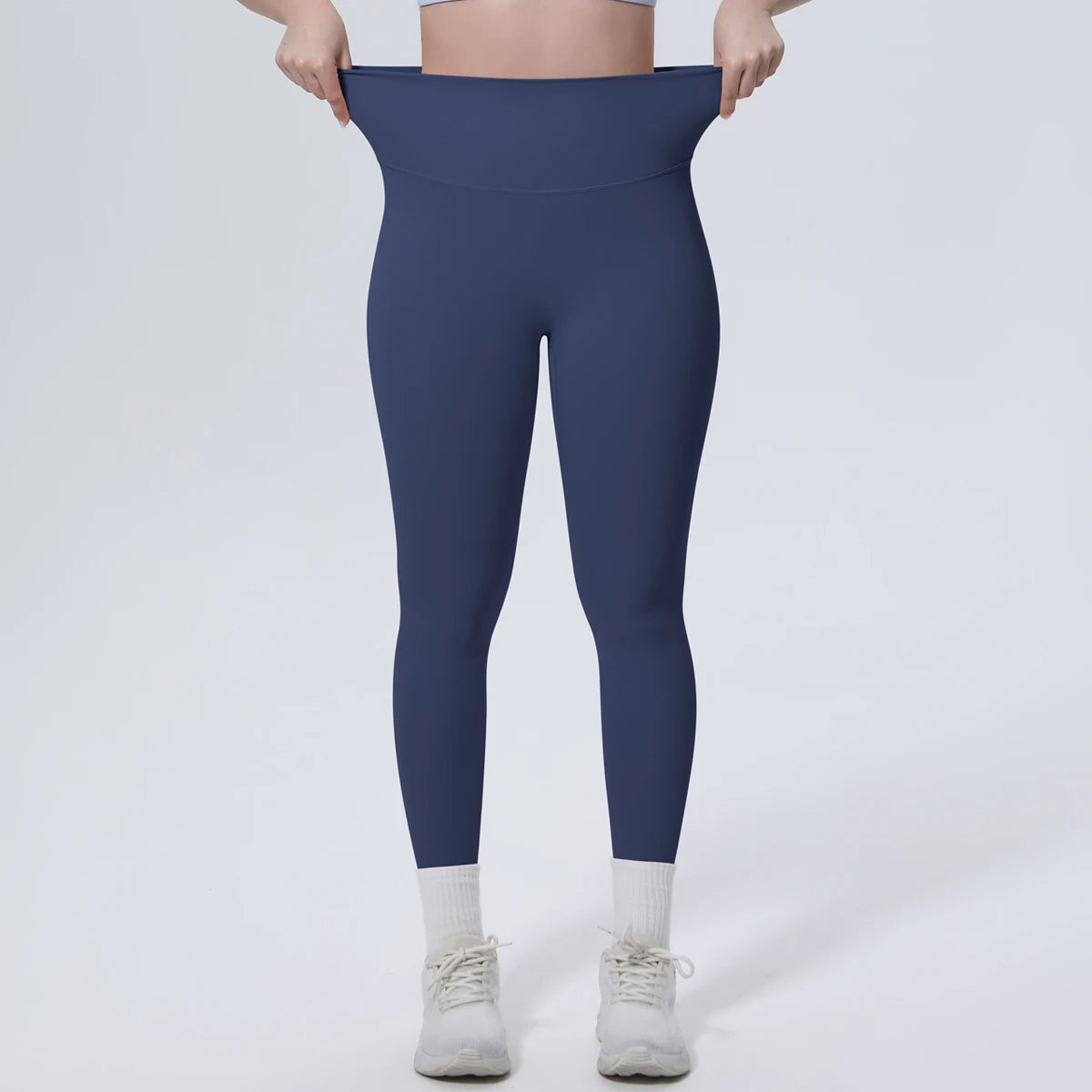 Summer Breathable Peach Buttocks Yoga Pants Solid Color High Stretch Sports Leggings Gym Push Up Outdoor Running Yoga Pants