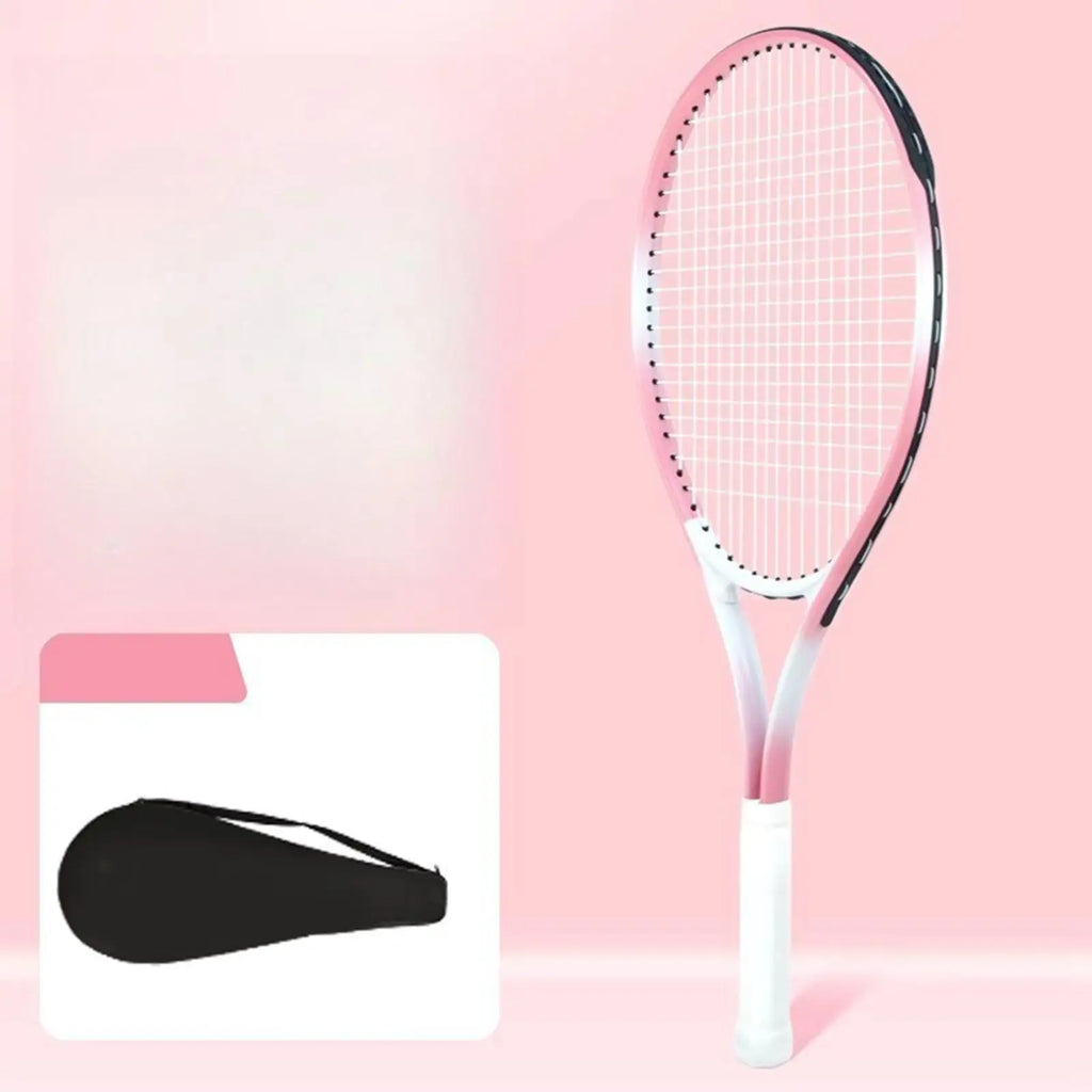 Tennis Racket with Pre Portable Women Men Tennis Racquet Comfortable Grip