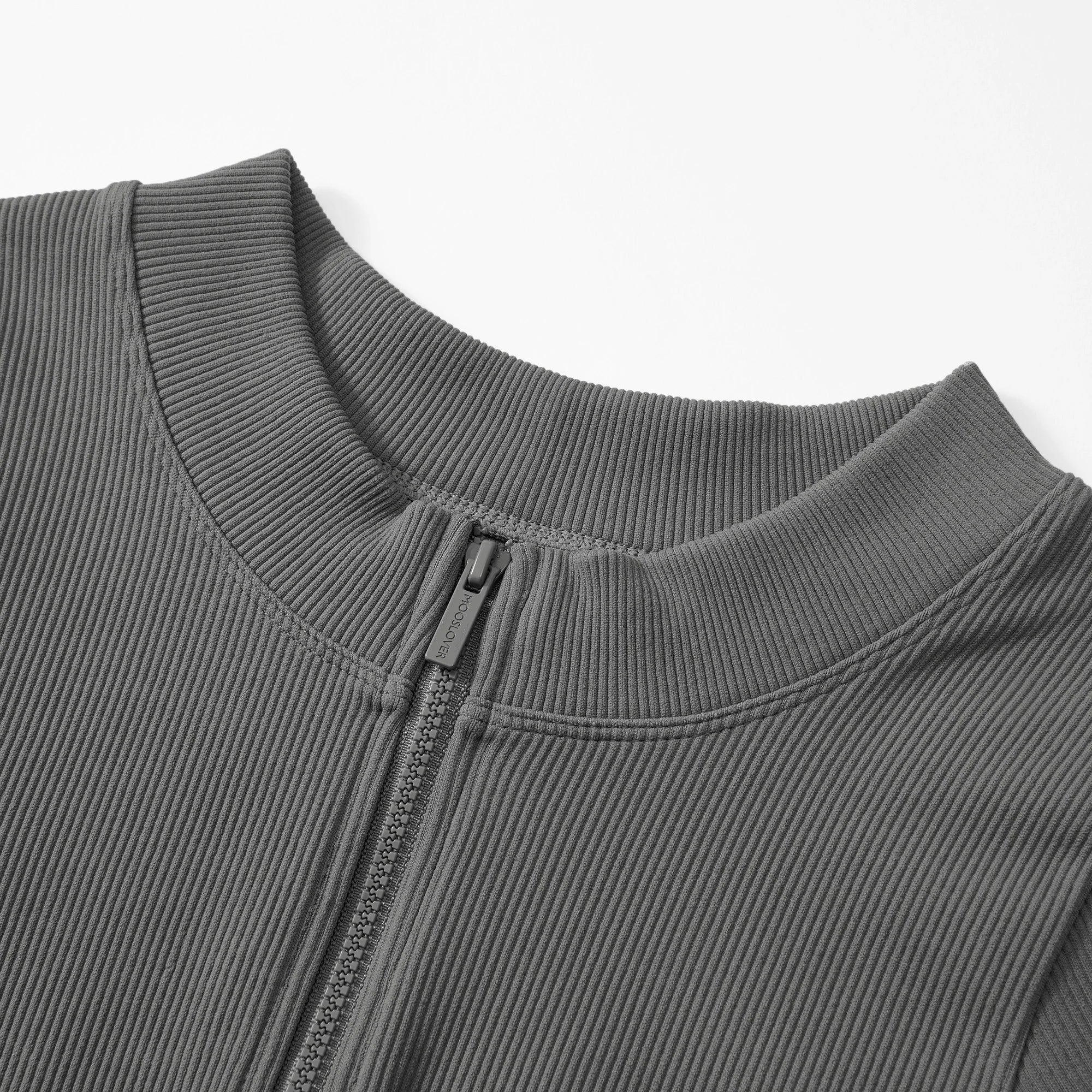 Yoga Shirt Woman Autumn Winter Ribbed Long Sleeve Sports Top Running Training Fitness Top Shockproof Zipper Yoga Tops Women