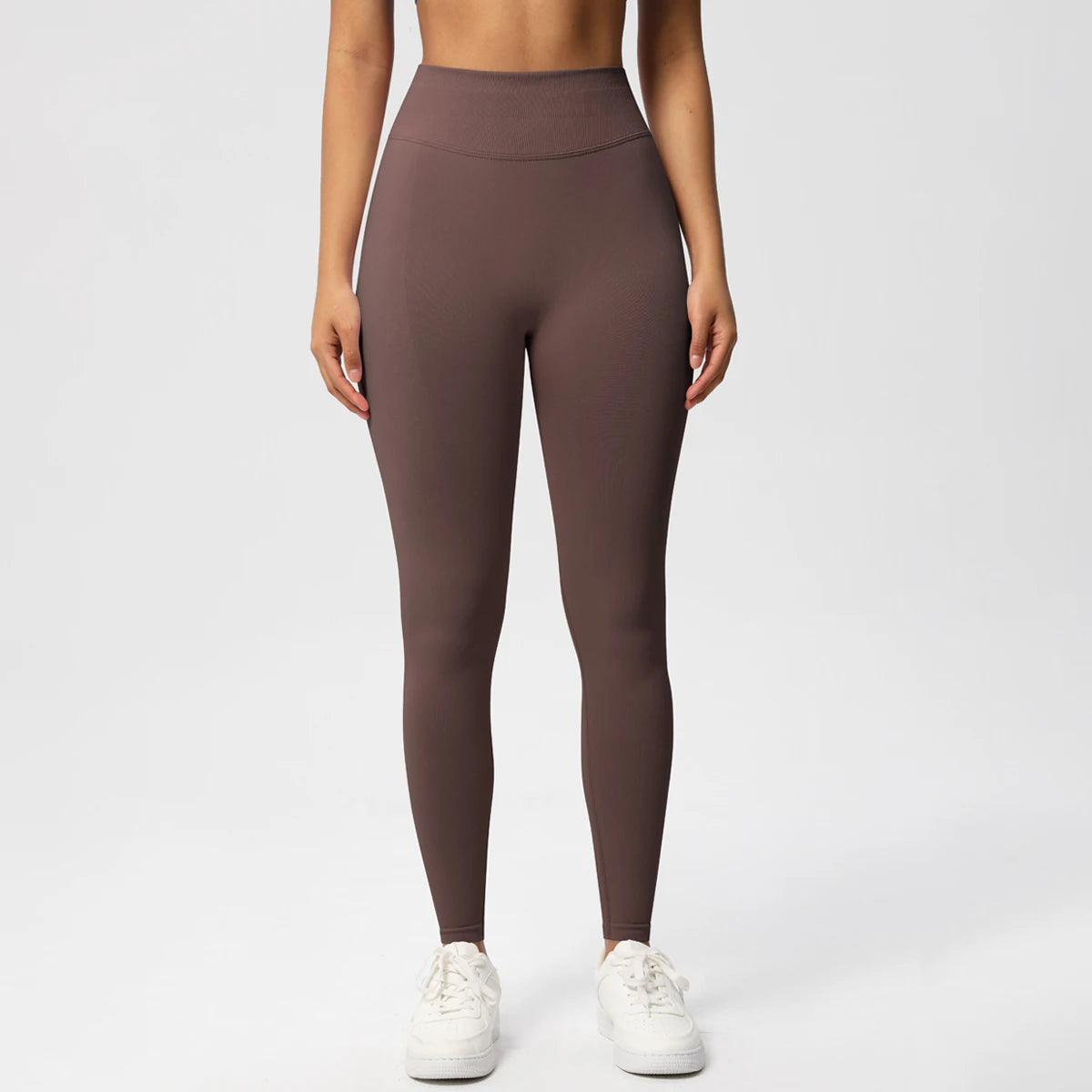 Seamless Women Solid Waist Yoga Pants Three-section Waist Sexy Hip-lifting Tight Sports Pants Fitness Exercise Yoga Pants