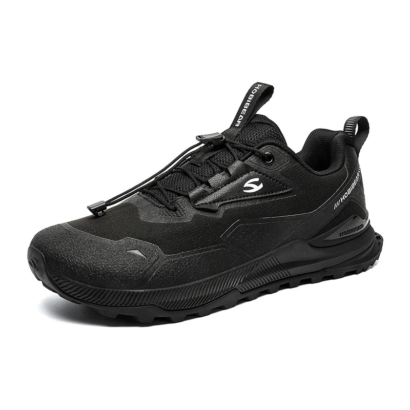 HOBIBEAR Unisex Running Shoes Elastic Band Hiking Sneakers Lightweight Breathable Casual Shoes