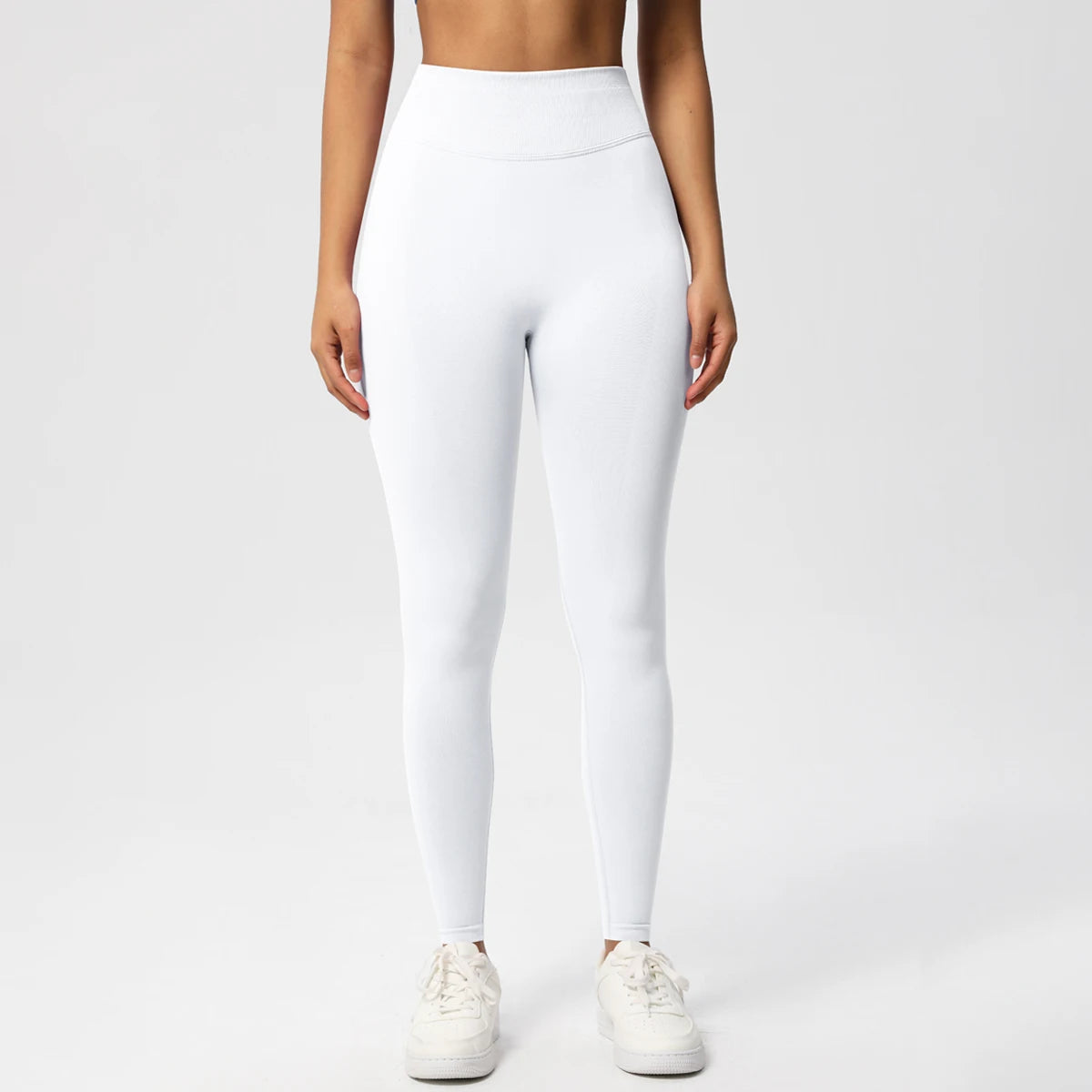 Seamless Women Solid Waist Yoga Pants Three-section Waist Sexy Hip-lifting Tight Sports Pants Fitness Exercise Yoga Pants