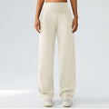 Yoga wide leg pants for women high waisted loose straight leg pants casual sports yoga pants women's outerwear