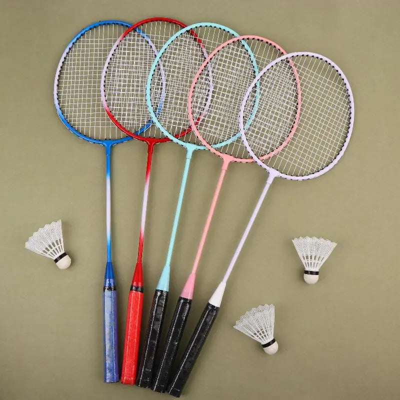 Beginner Badminton Set - Professional Training Durable Leisure Sports Racquet 12-Pack Badminton Racket Kit for All Ages