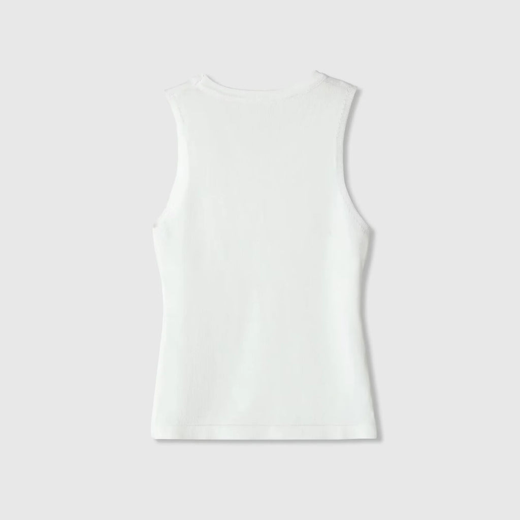 Women's Tank Tops Summer  Female Simple Solid Slimming O-Neck Casual Ribbed Sleeveless Tops Lady Daily Camisoles