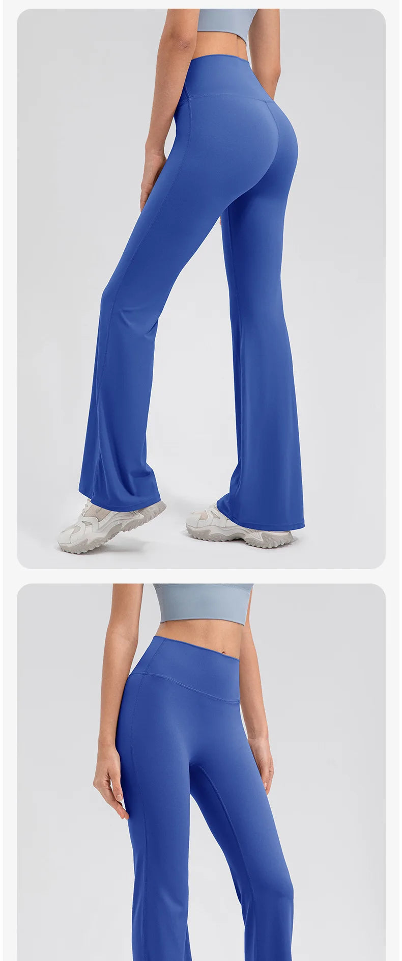 Yoga Pants Women High Waisted Yoga Pants with Pockets  Workout Flare Leggings Work Dress Pants Sports running fitness pants
