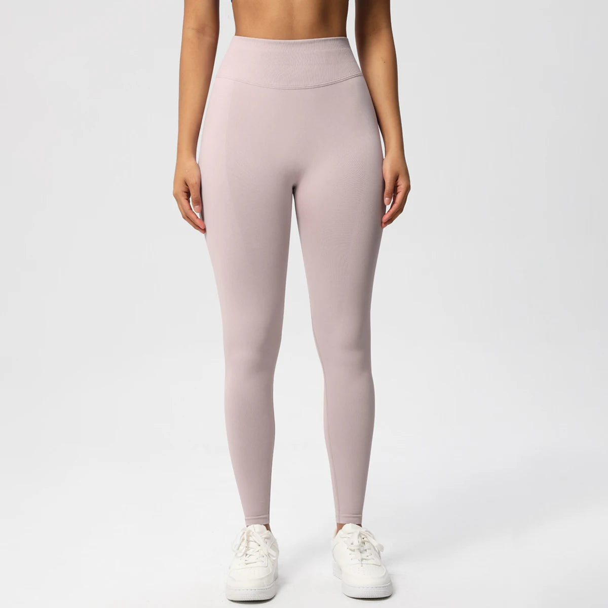 Seamless Women Solid Waist Yoga Pants Three-section Waist Sexy Hip-lifting Tight Sports Pants Fitness Exercise Yoga Pants