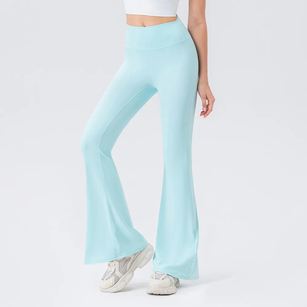 Yoga Pants Women High Waisted Yoga Pants with Pockets  Workout Flare Leggings Work Dress Pants Sports running fitness pants