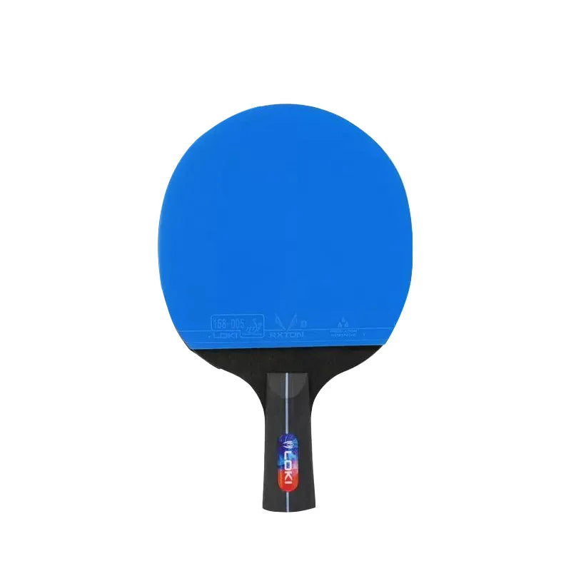 Professional Training Table Tennis Adhesive Rubber PingPong Rackets with Blue Color Ping Pong Rubber 5-layer Pure Wooden Board