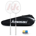 Kawasaki Badminton Rackets KD-700 PRO 2pcs/set With Badminton Bag + 2 Overgrips Badminton Complete Set For Badminton Practice