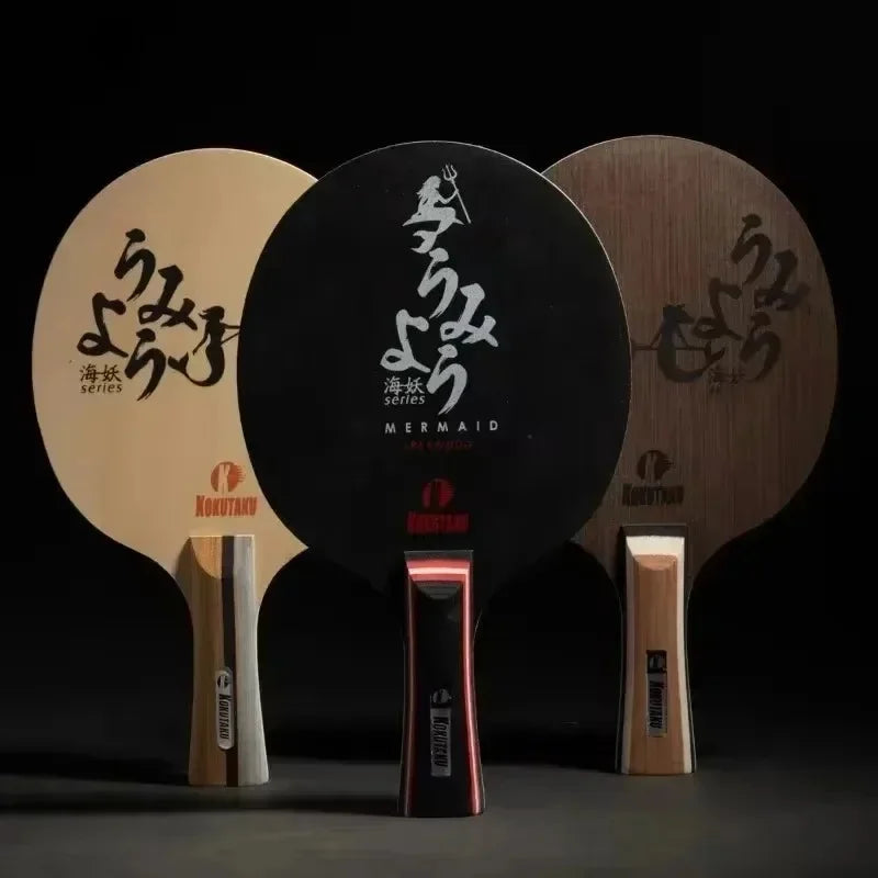 Table Tennis Blade Racket Pure Black Carbon Wood Allround  Integrated Molding Pingpong Base Board for Attack  for Player Train
